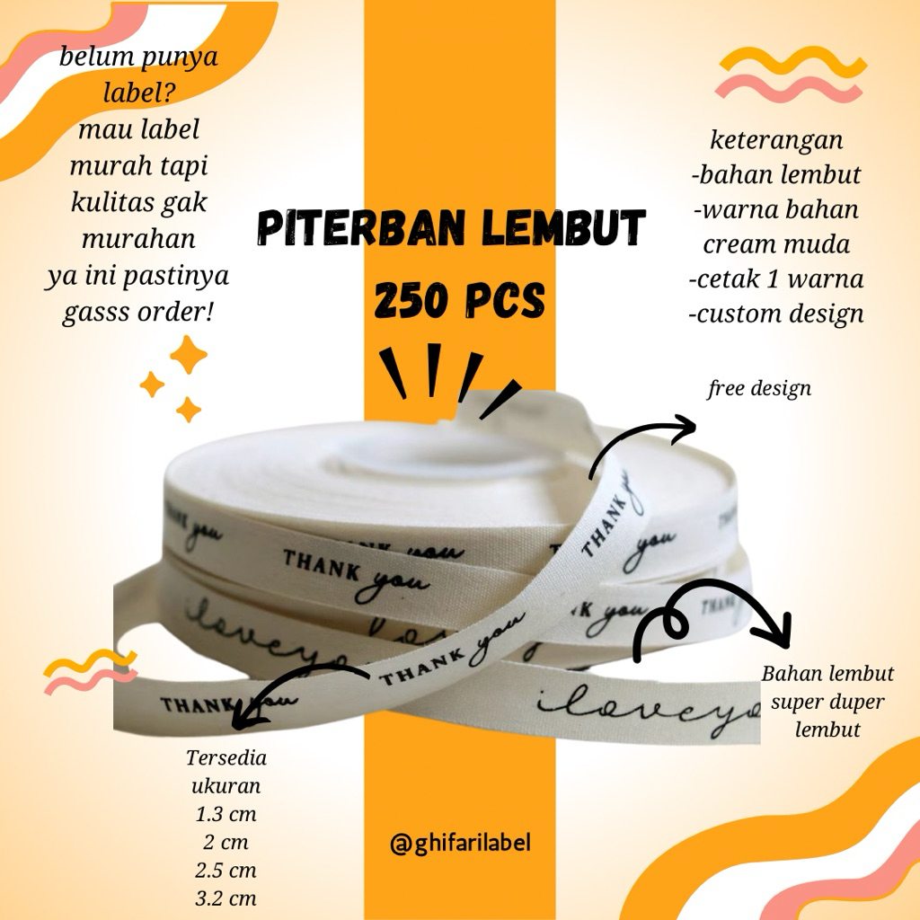 (250 pcs(label baju ,label cotton,label merk,label custom,label harga,label murah,label satuan,gamis