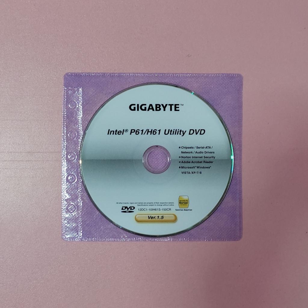 CD Driver Motherboard Gigabyte Intel P61 / H61