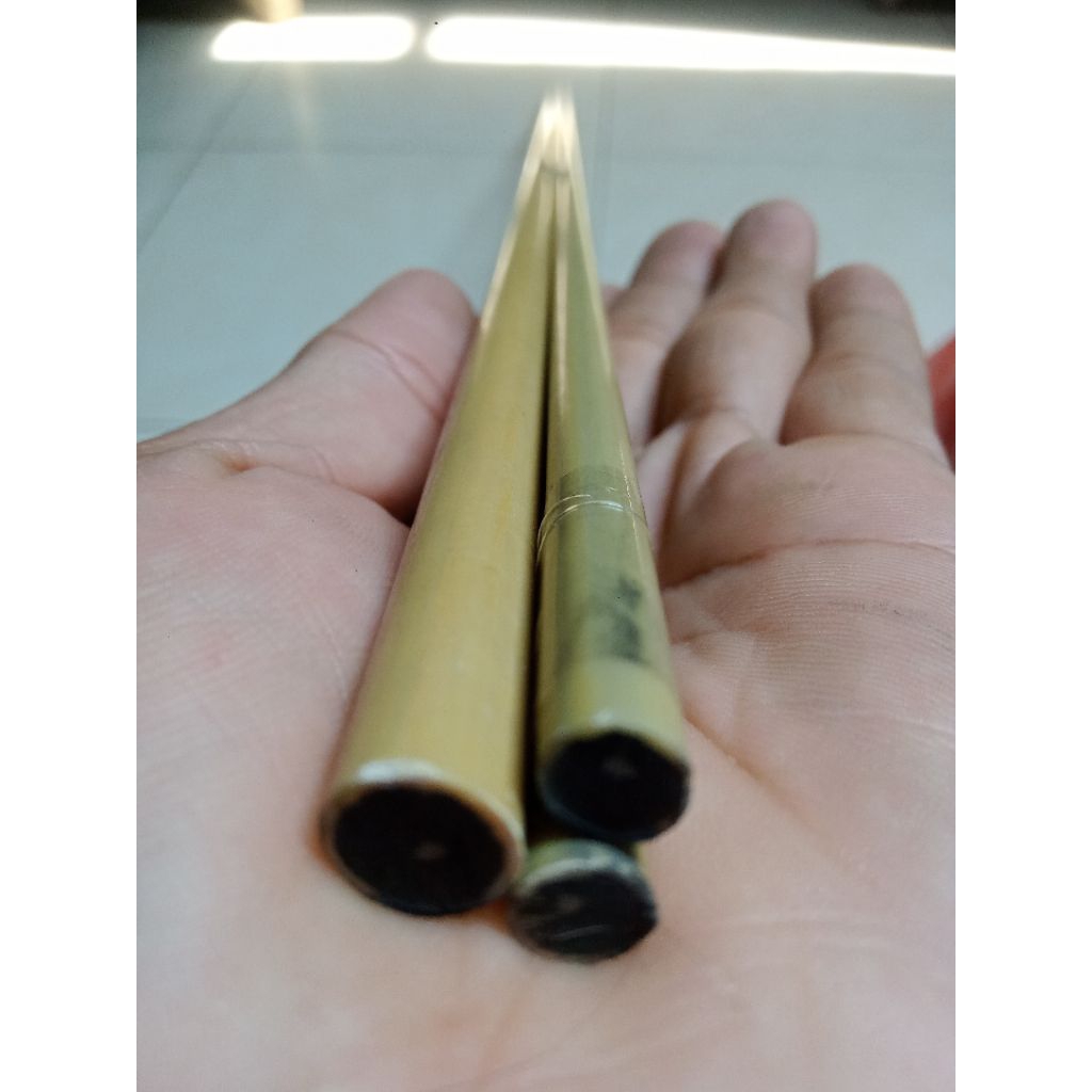 Sutet Joran Bahan Pancing Full Hitam Carbon (Solid) 6mm 7,2mm 9,5mm