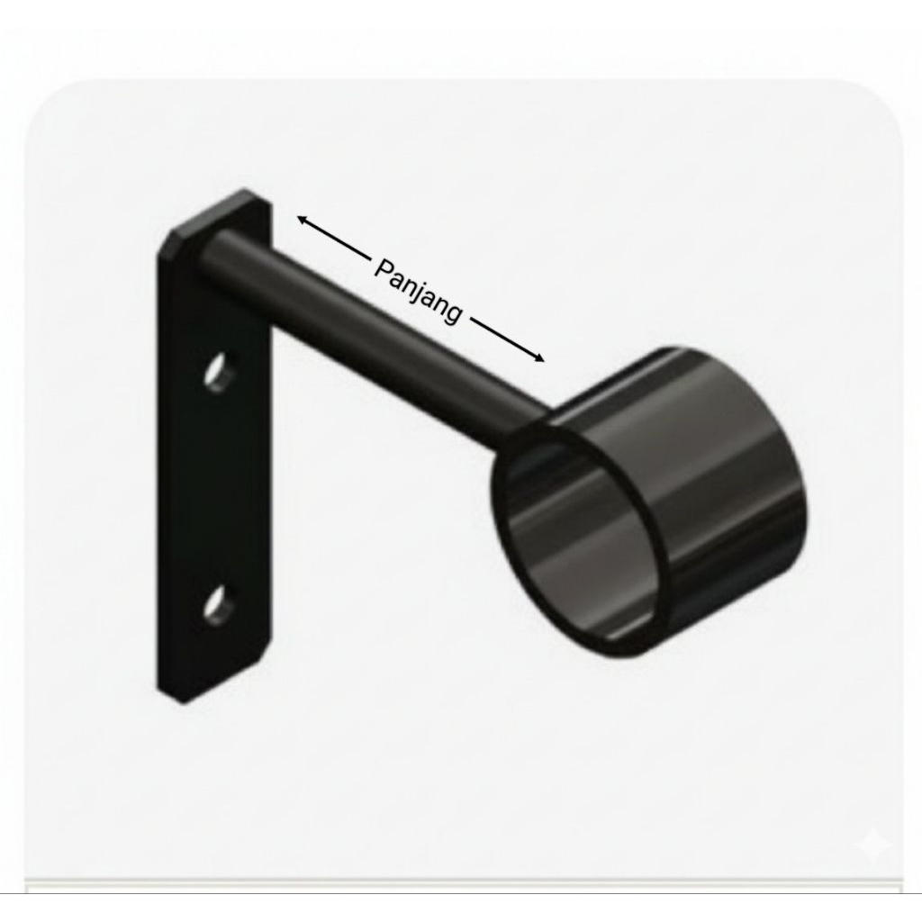 gantunga  pipa 1 inch full besi