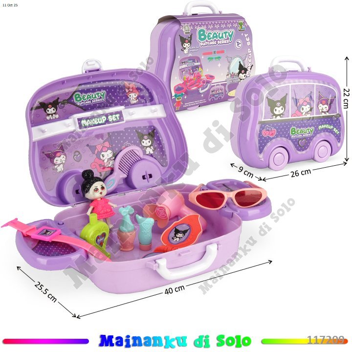 [Mainanku] Mainan Peralatan Kecantikan Koper Beauty Koper