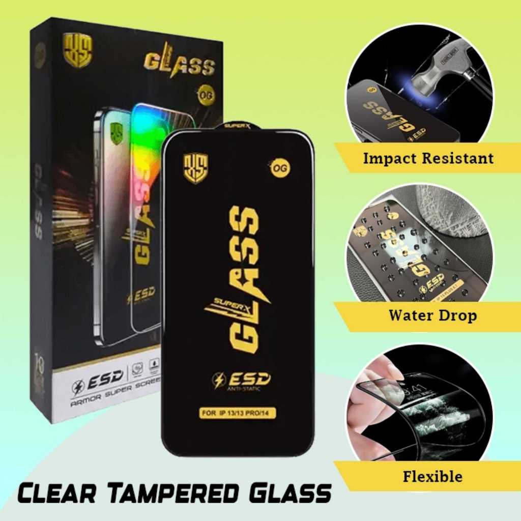 [ PER BOX ] TEMPERGLASS STATIC OG ESD ANTIGORES KACA ANTI DEBU ANTI MINYAK FOR REALME C75 / Realme  