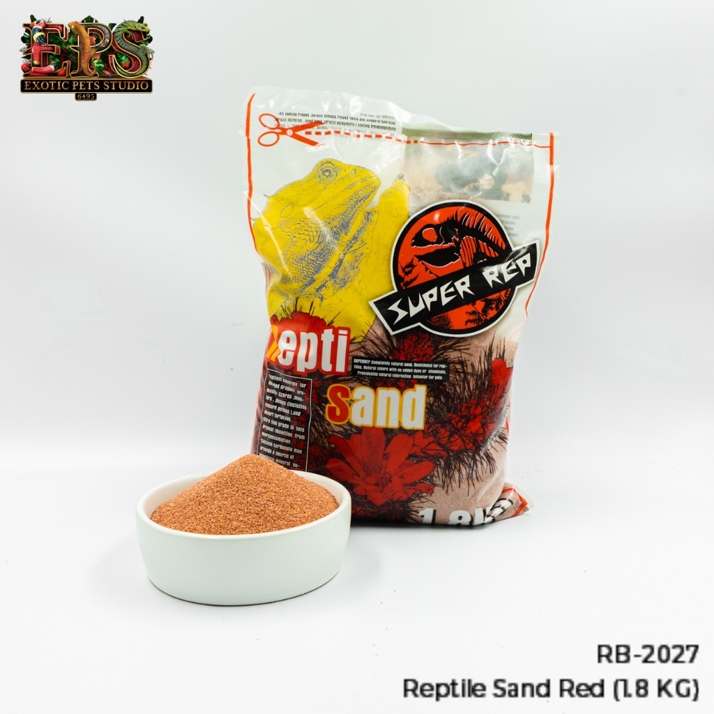 Super Rep Repti Sand Red Substrat – Pasir Habitat untuk Reptil & Kadal Gurun 1.8 KG