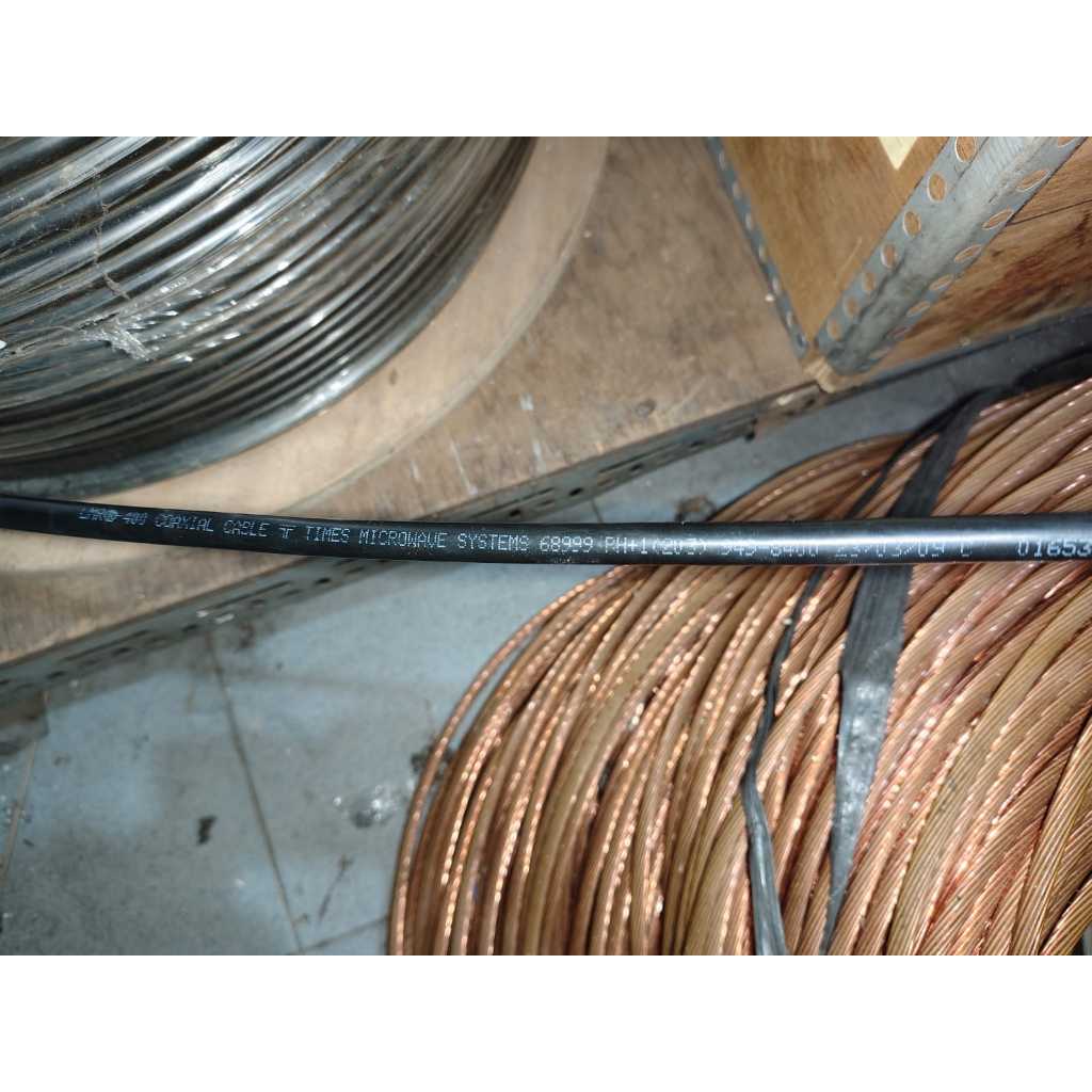 KABEL COAXIAL RG8 TIMES WICROWAVE SISTEM ATAU LMR-400 MURAH CABLE MICROWAVE SYSTEM 50 OHM lmr400