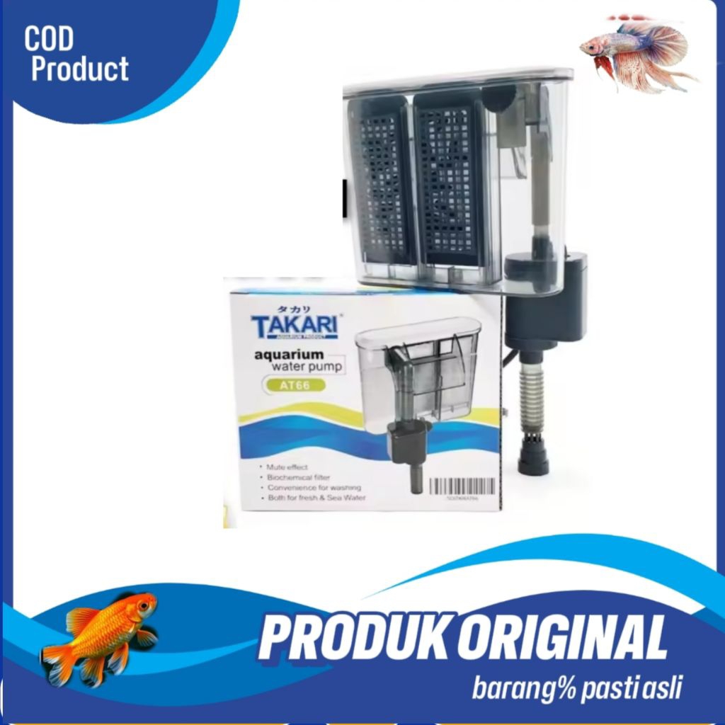 TAKARI AT 66 - Hang On Hanging Filter Gantung Aquarium Aquascape AT66