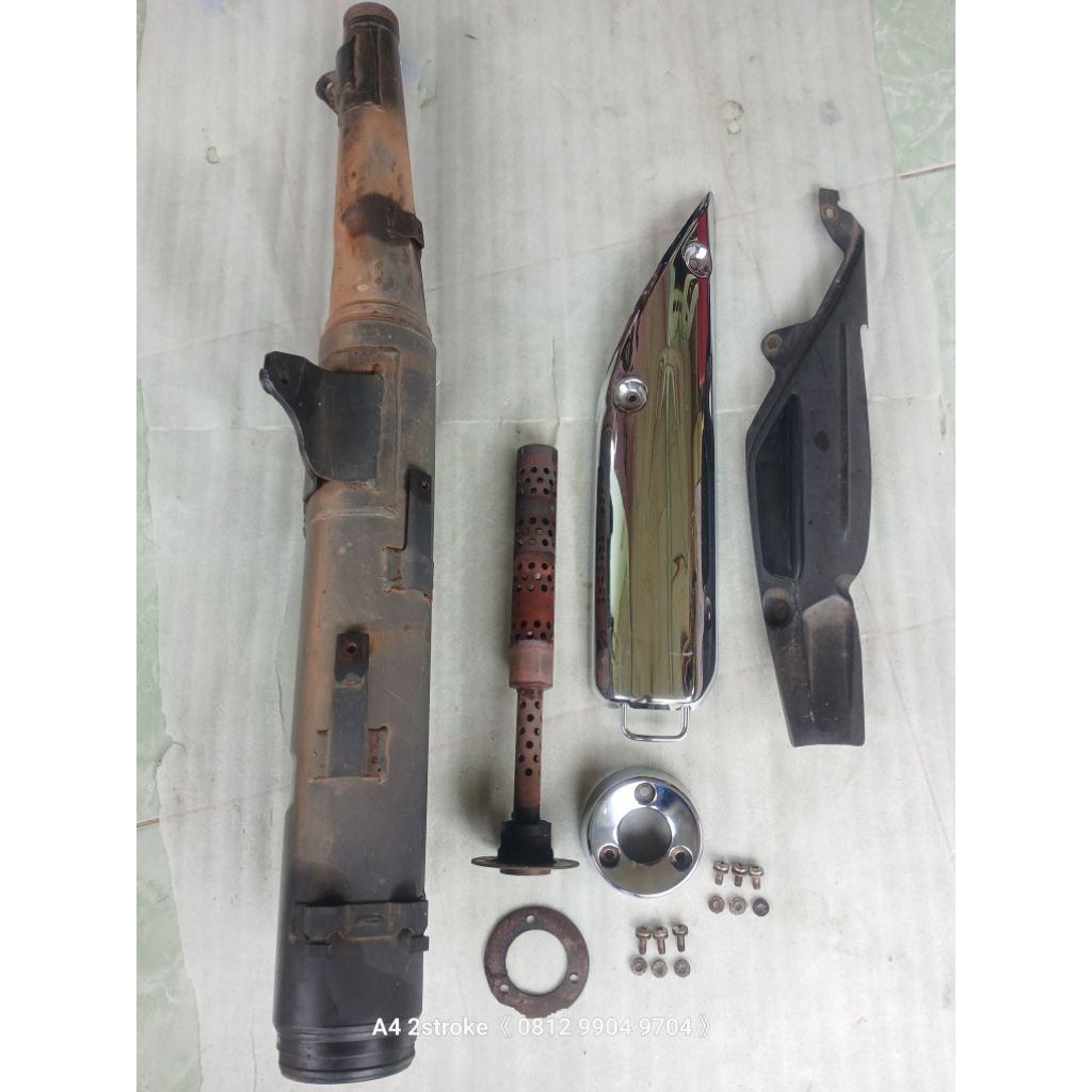 knalpot rx king peredam 2007 - 2009 original copotan