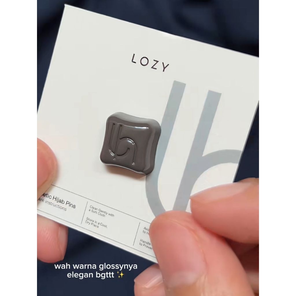 Lozy Hijab - Magnet Pin Lozy Hijab (Square) / Original