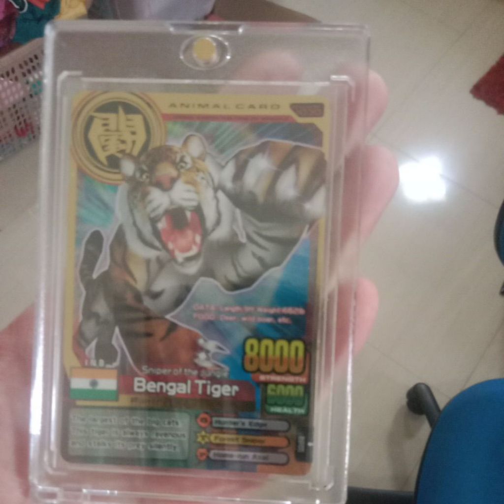 pesanan mas azifa bengal tiger v2 animal kaiser plus dan bonus magnetic case