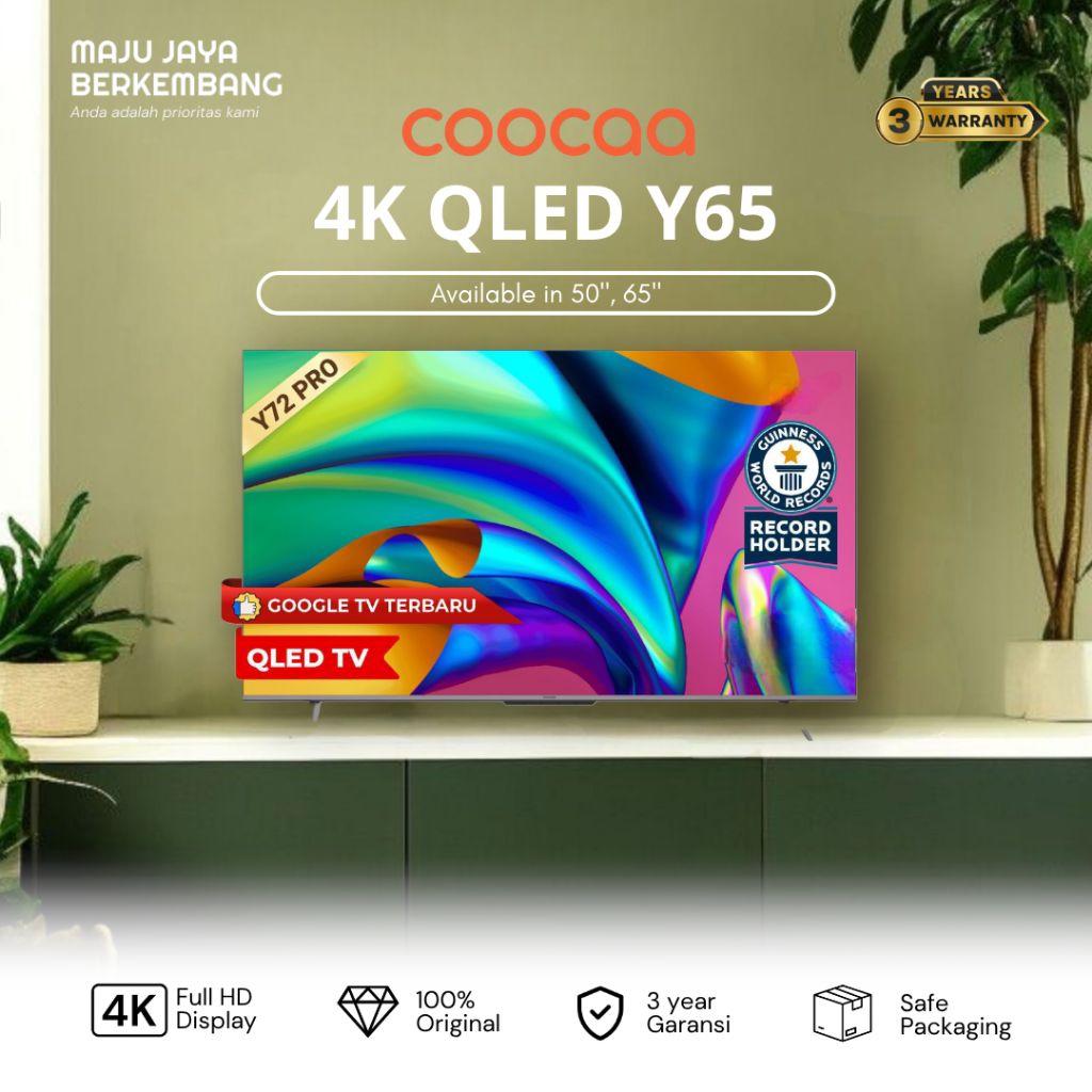 COOCAA 65Y65 PRO QLED 4K GOOGLE TV 65 inch y65
