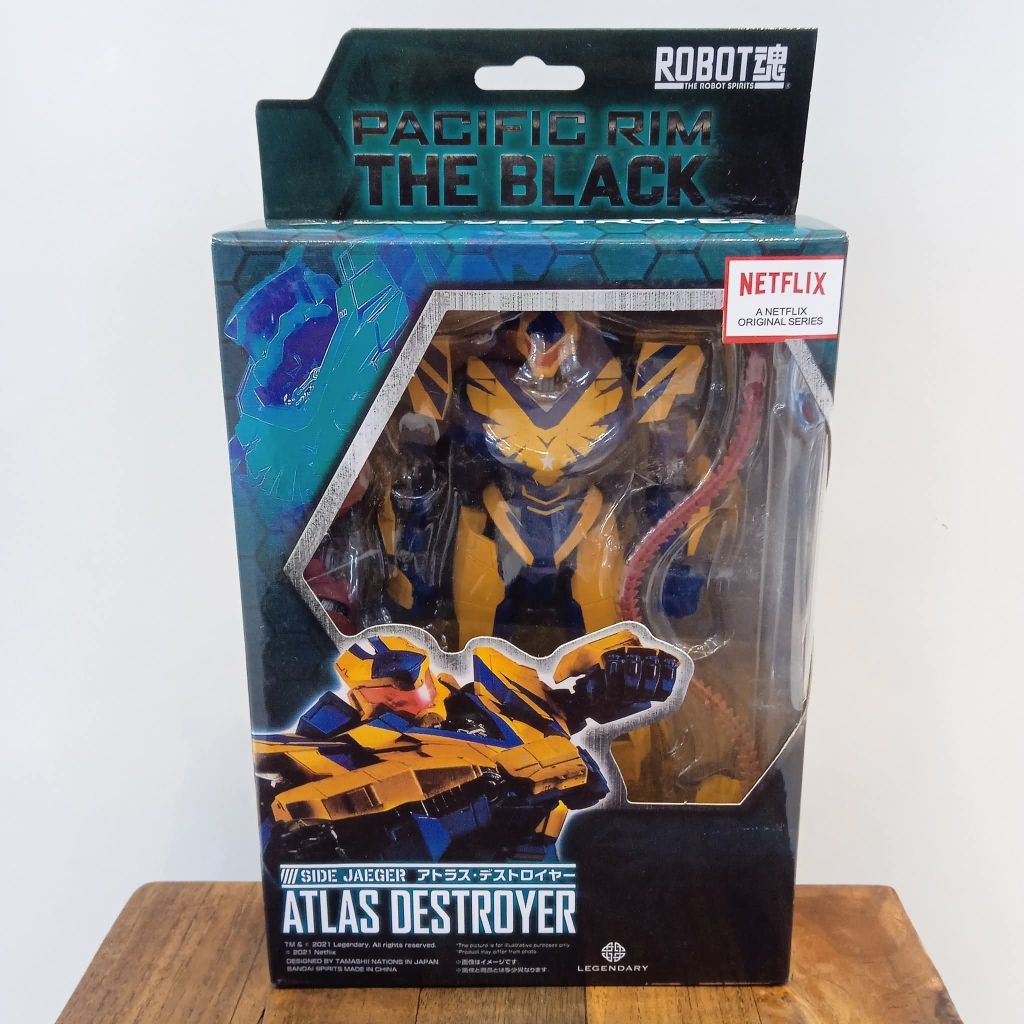 mainan figurepacific rim the black atlas destroyer The Robot Spirits Side Atlas Destroyer Pacific Ri