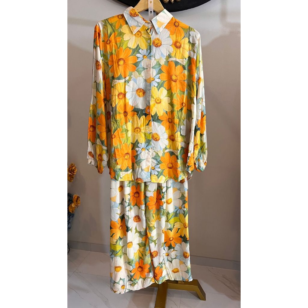 Sahara Indonesia - One Set Daily Floral Katun Rayon
