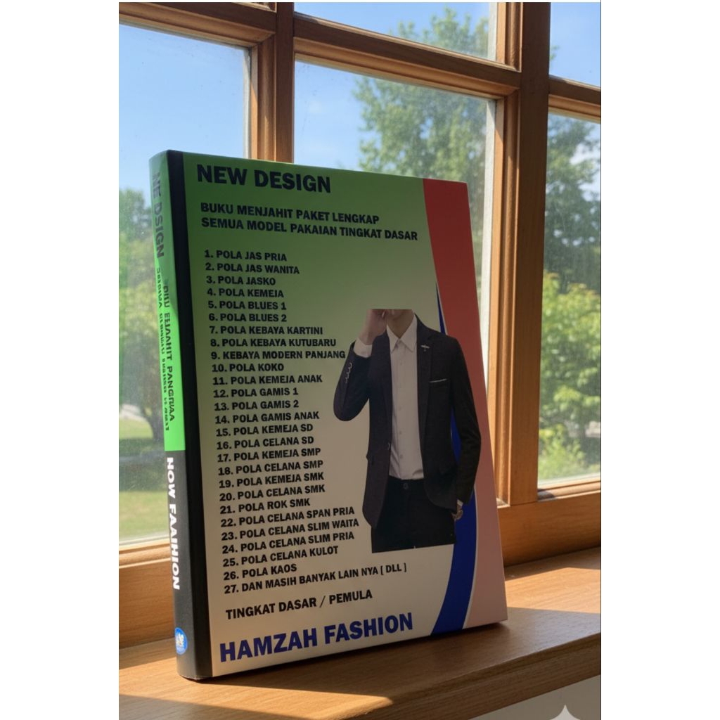 Buku pola jahit full model lengkap tingkat dasar