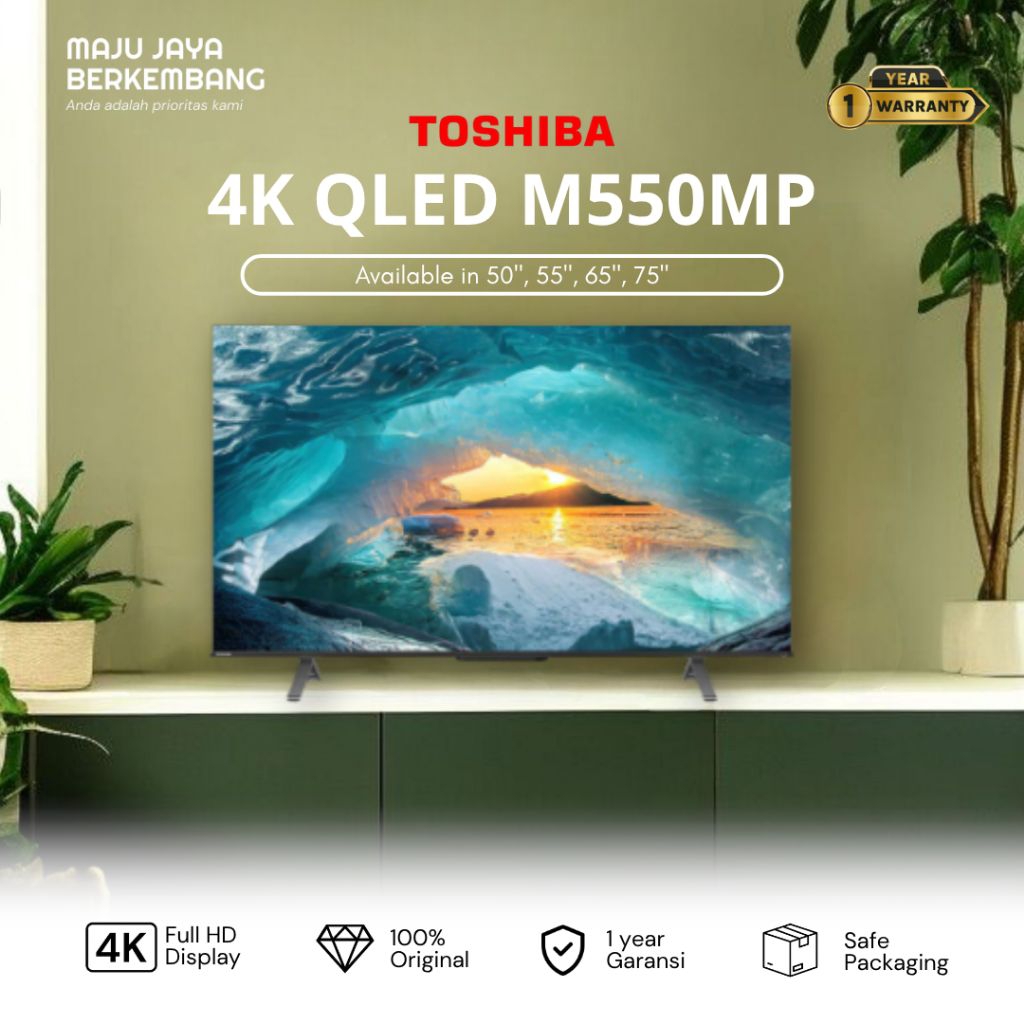 TOSHIBA 50M550MP / 50M550 QLED 4K GOOGLE TV 50 inch m550mp