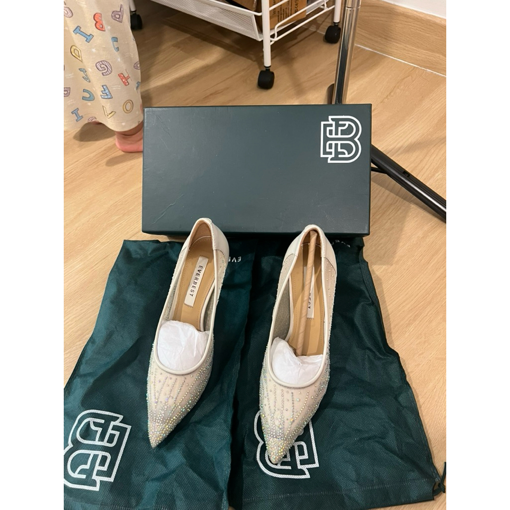 preloved everbest wedding heels pakai 1x