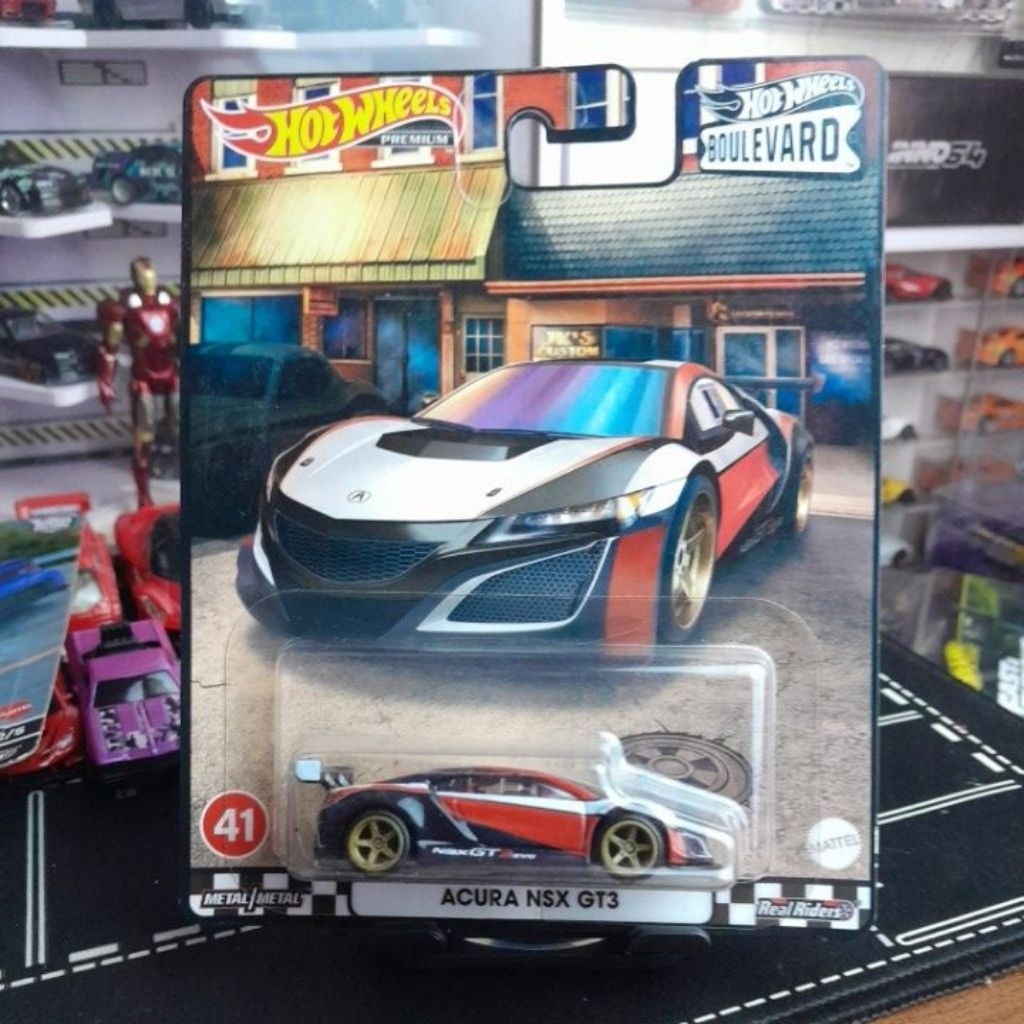hotwheels premium boulevard Acura Nsx GT3