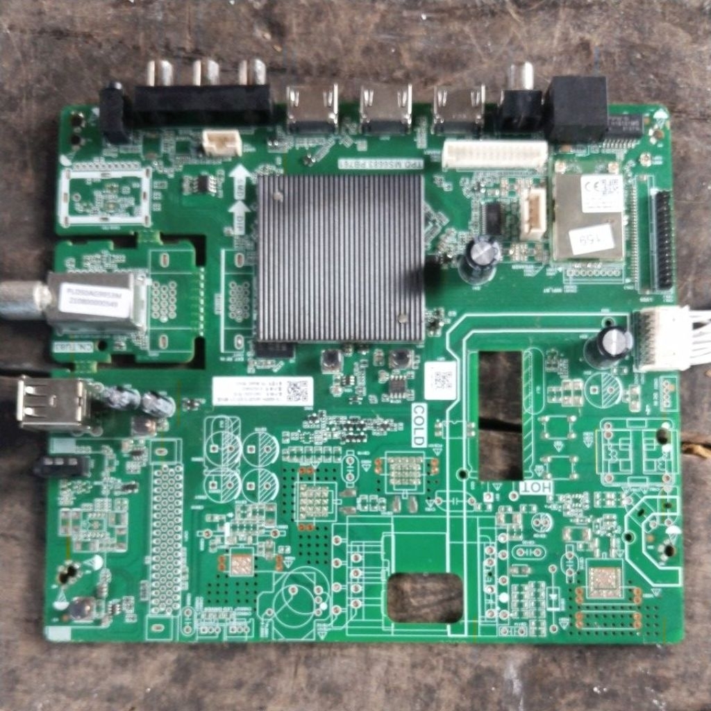 main board tv led 50in android polytron PLD50AG9953