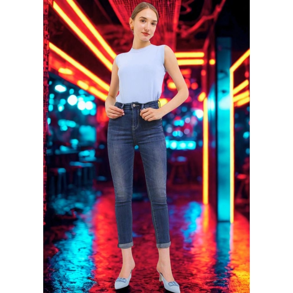 Celana Wanita Triset Jeans Original Preloved