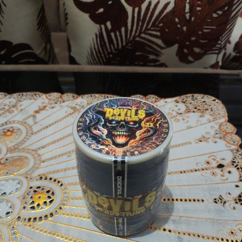 Gelasan matot bahan abu 6000 yard, Devil's size 023 original produk
