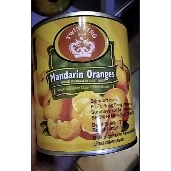 Jeruk Mandarin Twin King / Jeruk Mandarin Kaleng