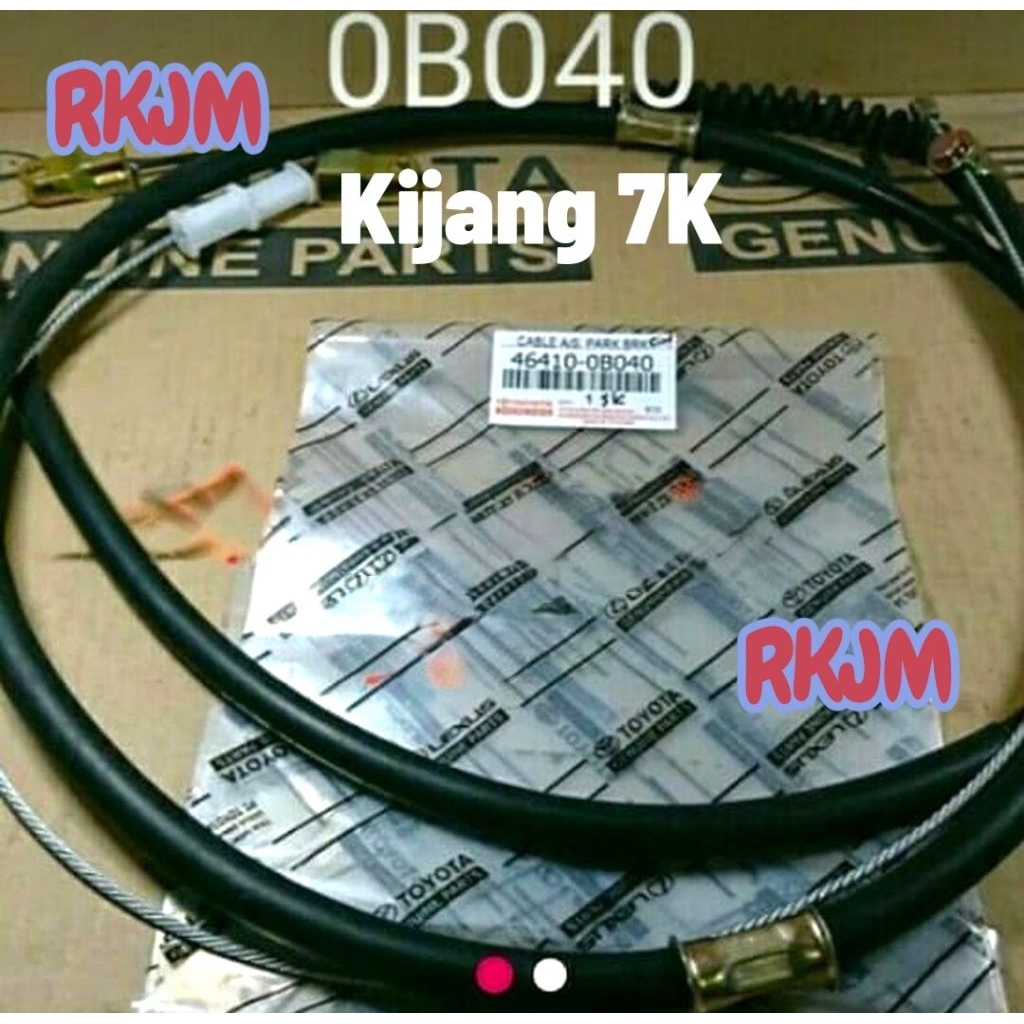 TALI KABEL REM TANGAN BELAKANG PANJANG (LONG) TOYOTA 7K | 46410-0B040