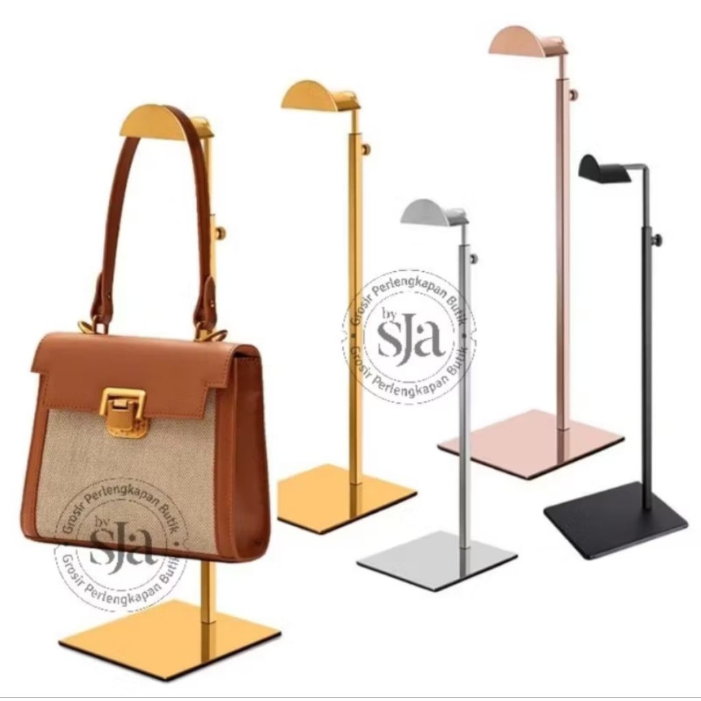 SALE : Gantungan Tas / Display Tas / Pajangan Tas Topi , dll / Tiang Pajang Tas Topi