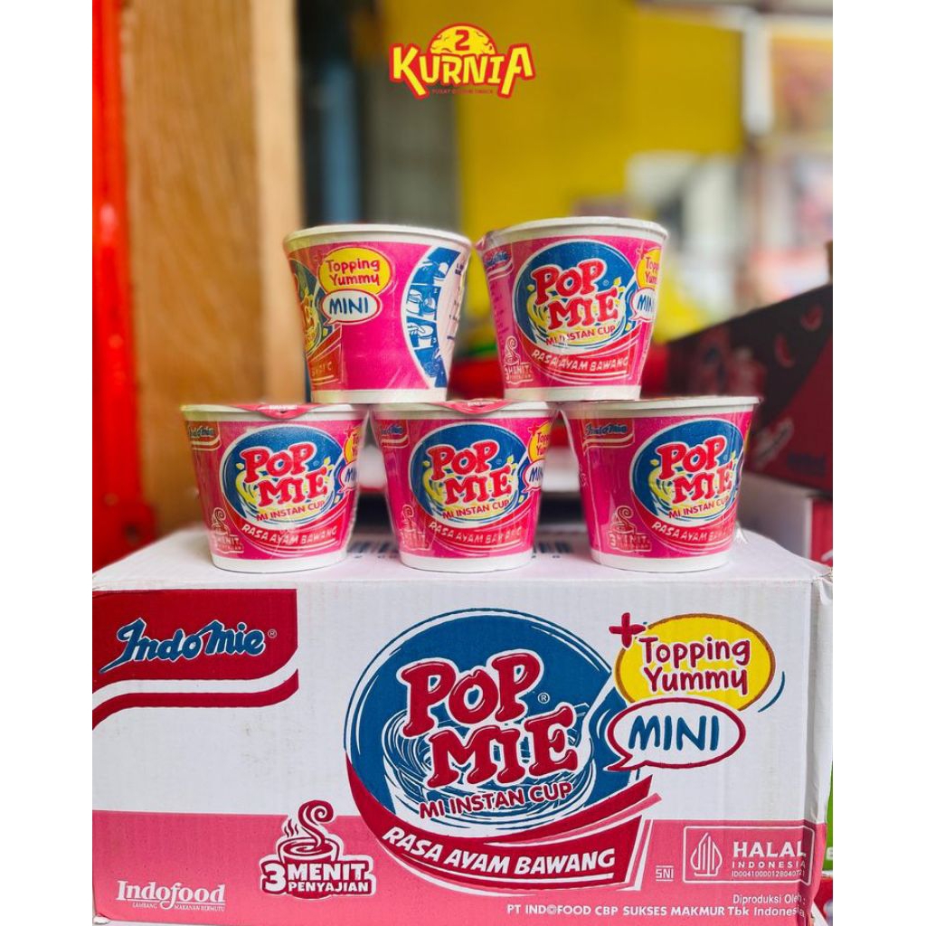 Pop Mie mini rasa ayam bawang