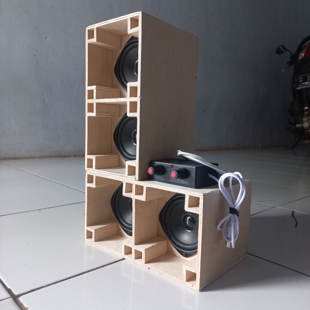 Paket Miniatur Sound Sistem Siap Bunyi 3 Inch