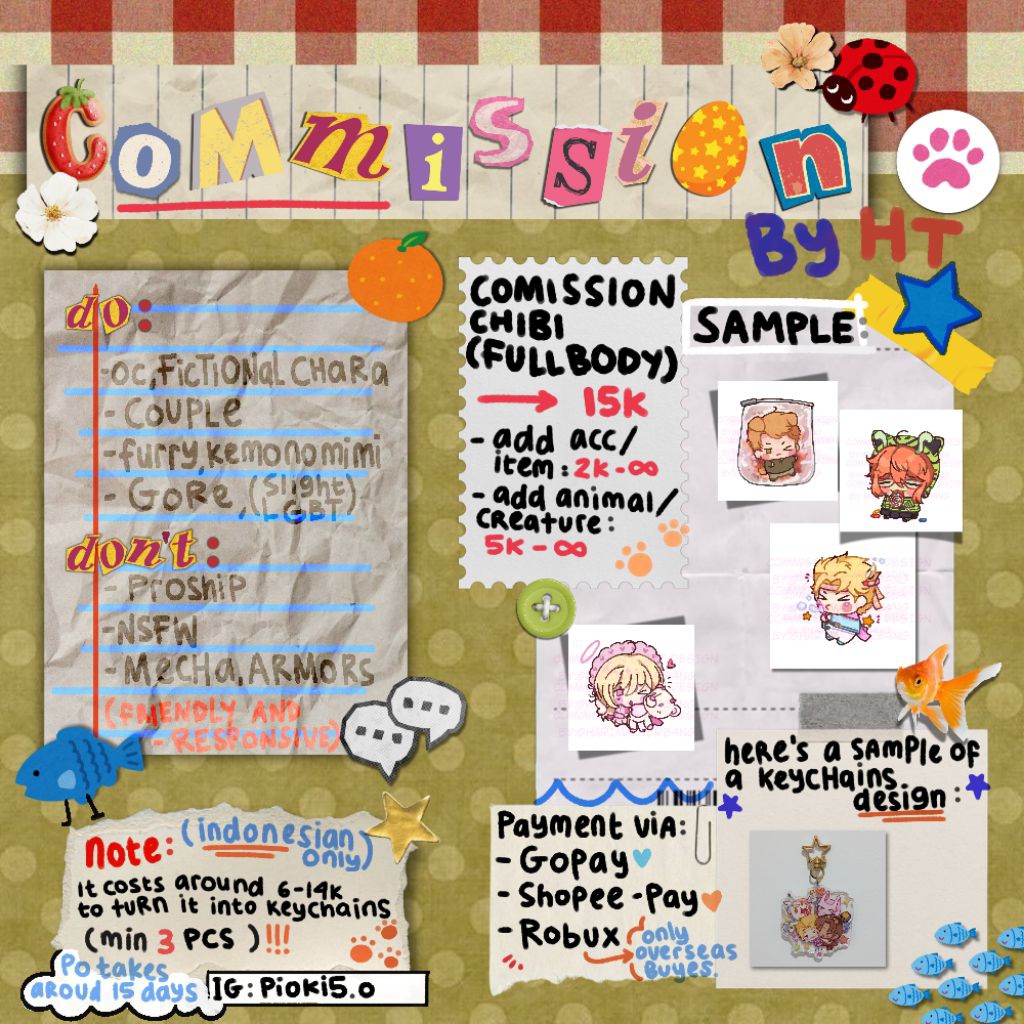 OPEN CHIBI COMMISSION | CHIBI ART by HT