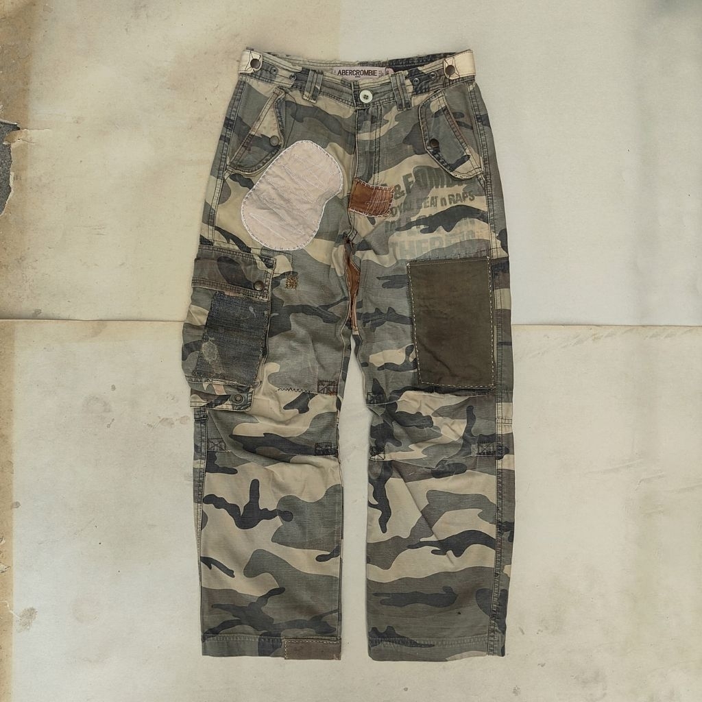 Military cargo mechanic pants Abercrombie