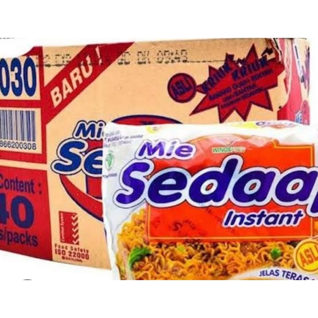 mie goreng sedap 1 dus isi 40 pcs