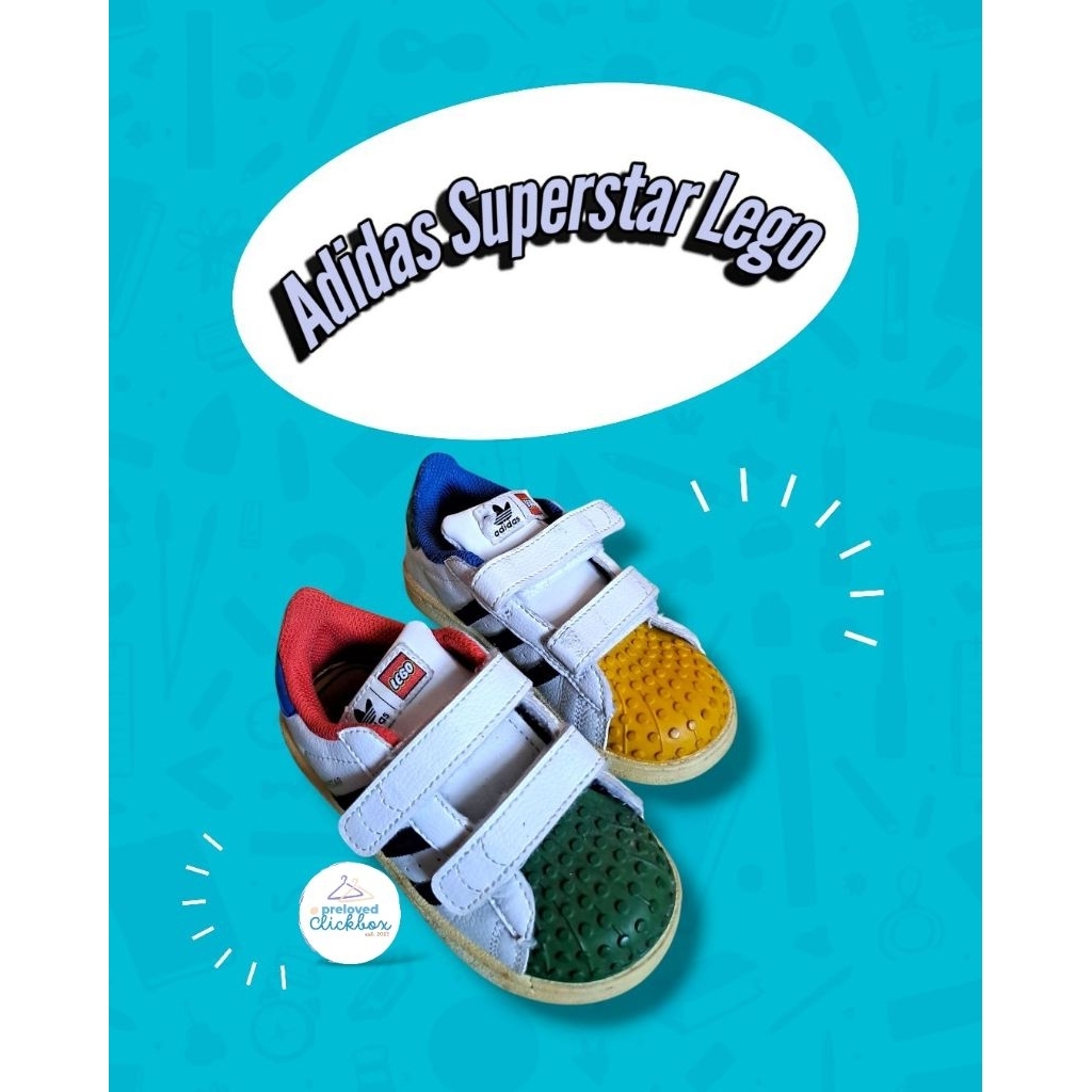 Preloved Sepatu Adidas Superstar Lego