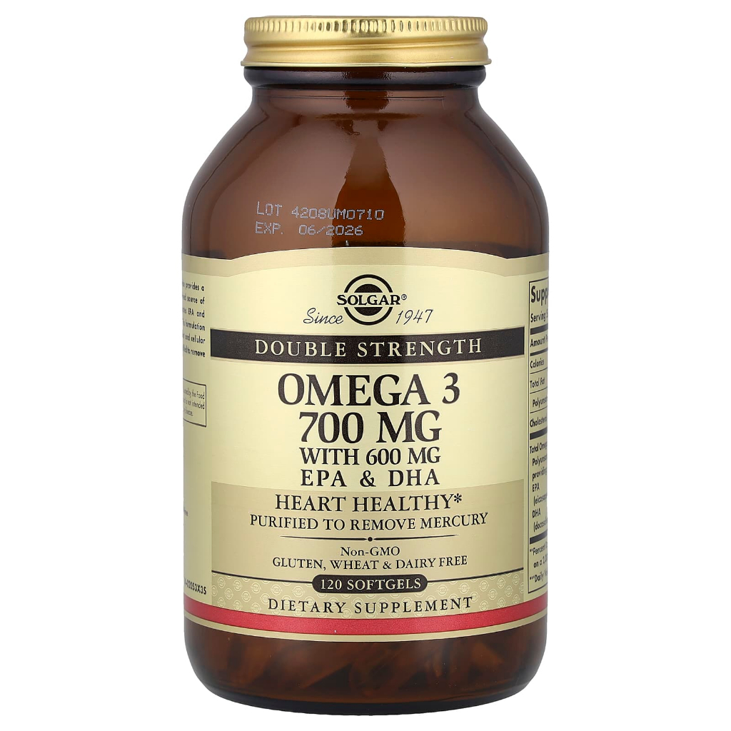 Solgar Omega-3 EPA & DHA 700 mg 60 120 Softgels
