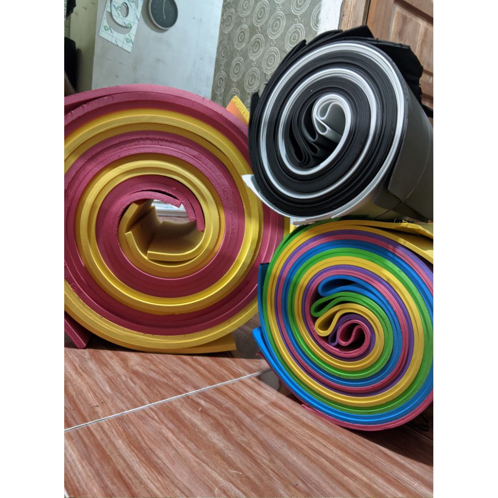lembaran spon eva ketebalan 10mm/1cm Busa ati ukuran 1 meter x 2 meter lembaran spon Eva Busa Ati