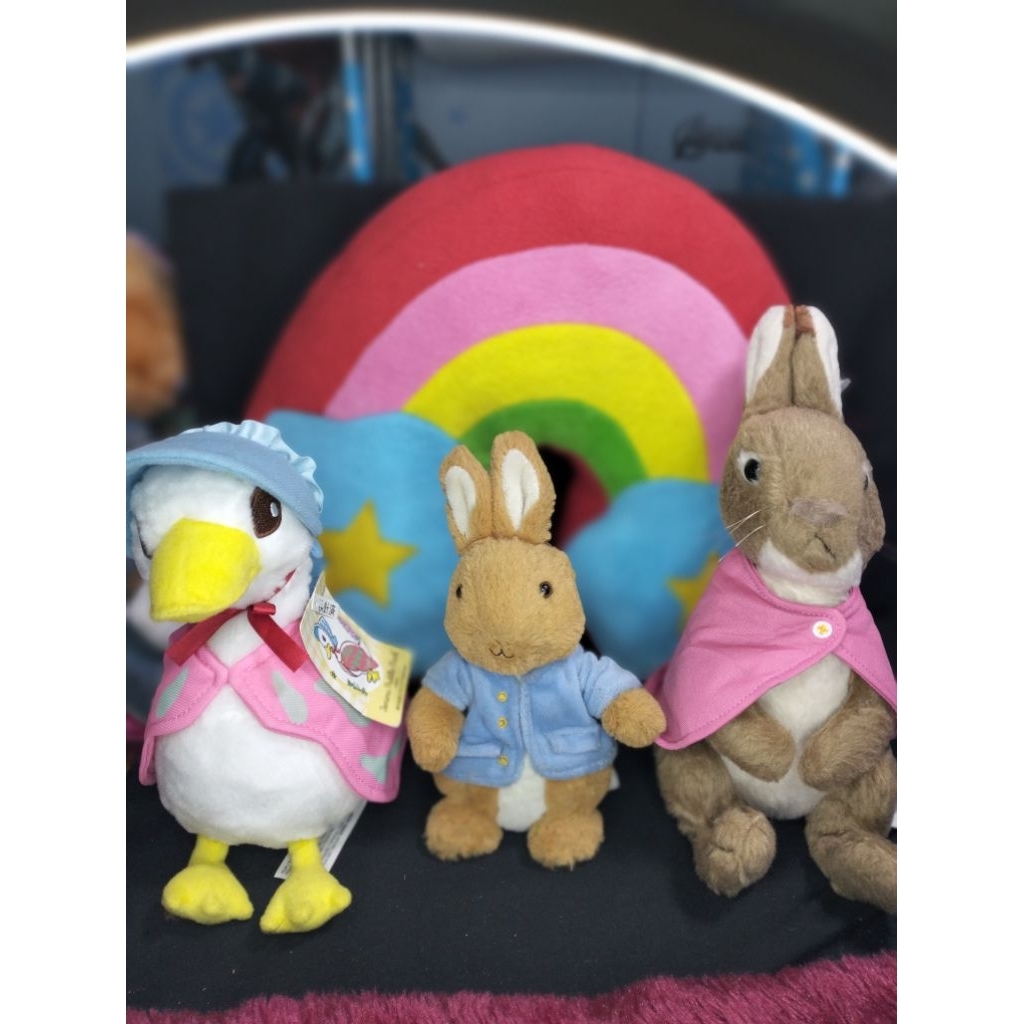boneka petter rabbit (Jemima,flopsy, petter rabbit)