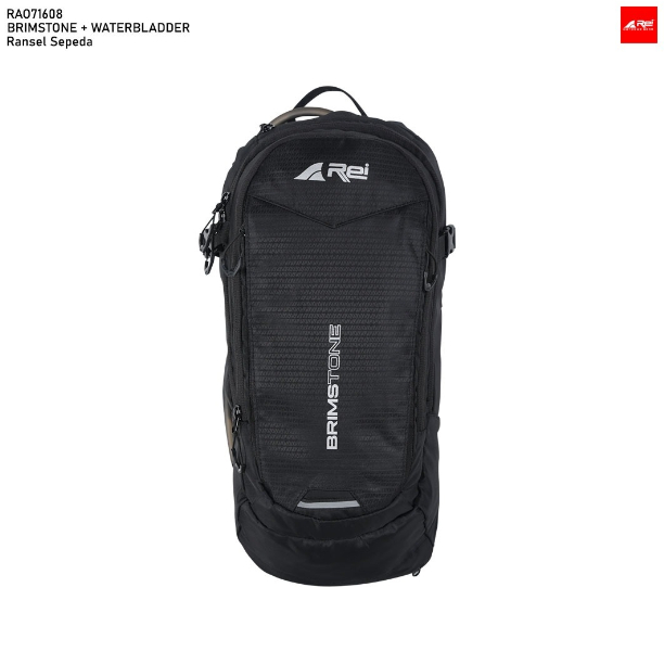 TAS RANSEL / TAS SEPEDA REI1608 BRIMSTONE + WATERBLADDER OUTDOORGEAR - TRAVEL POUCH PRIA WANITA - TA