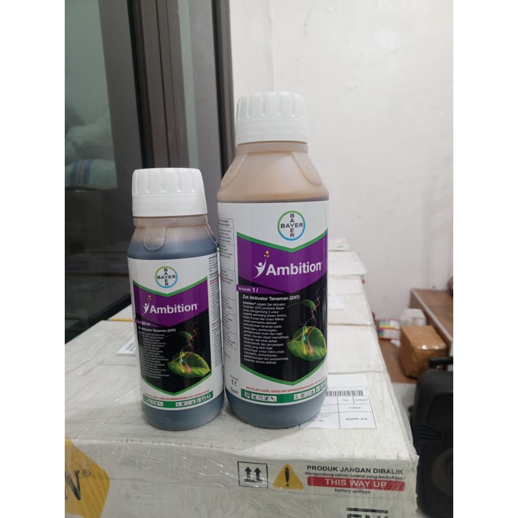 Ambition Zat Aktivator Tanaman Asam Amino Plus Asam Fulvat dan Unsur Mriko Lainnya