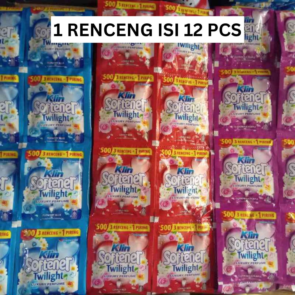 (1 RENCENG ISI 12 PCS) SOKLIN SO KLIN SOFTENER SEKALI BILAS 14ml Softener Dari Soklin WingsCare
