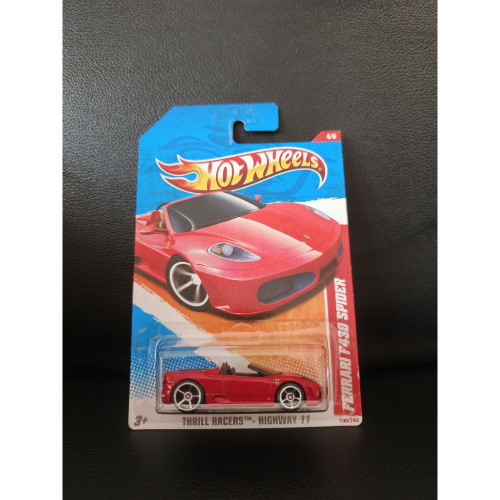 HOTWHEELS FERRARI F430 SPIDER RED