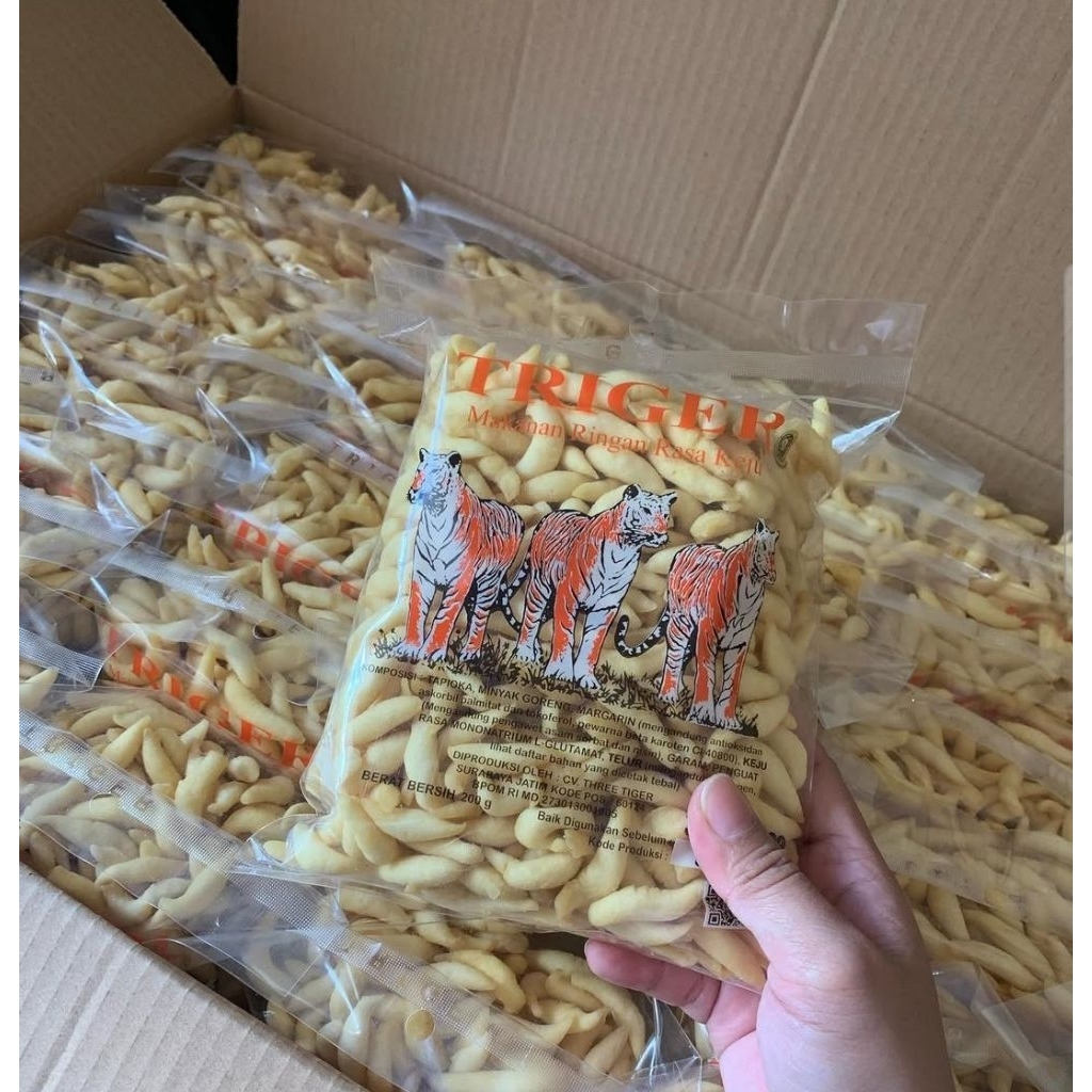 BIDARAN KEJU TRIGER 200GRAM JAJAN BOLOT