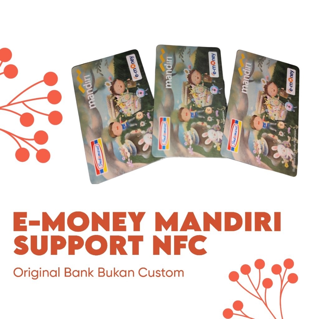 Kartu Emoney Mandiri Grosir Termurah/ Kartu Mandiri/ E-money Mandiri/ E-Money Card/ E-toll Mandiri/ 