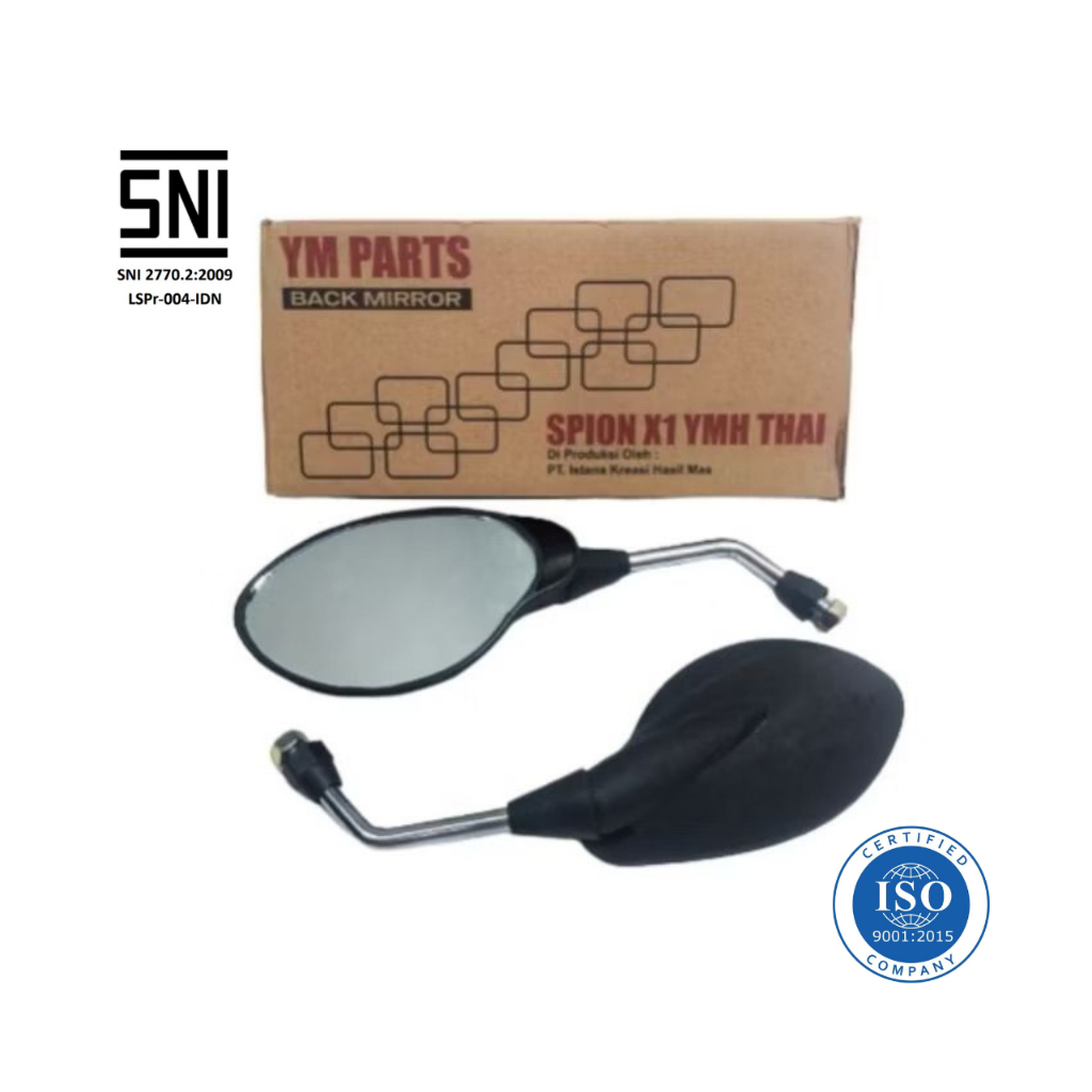 Original Kaca Spion X1 Yz125 Universal Honda Yamaha Sni Iso (Nw)