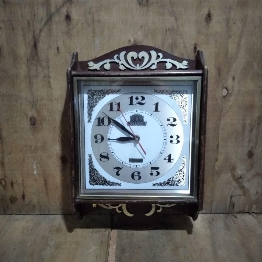 Jam dinding merk Orient jadul vintage antik lawas kuno