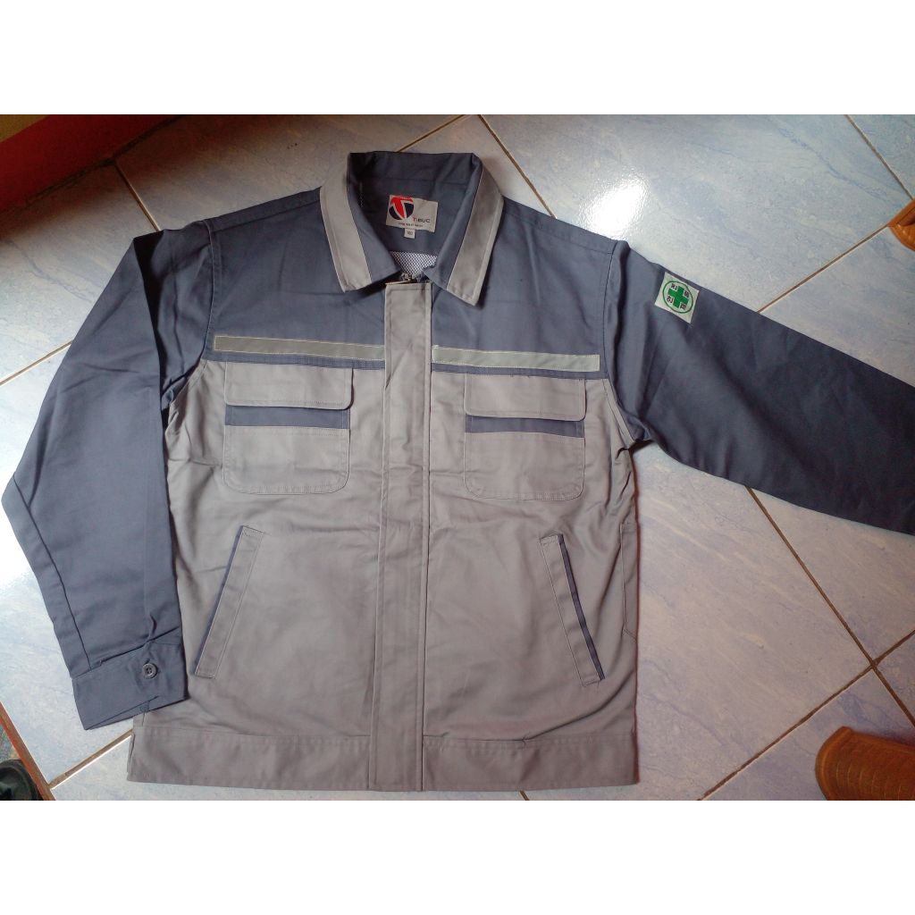 baju kerja TBUC jipper/resleting 100% original