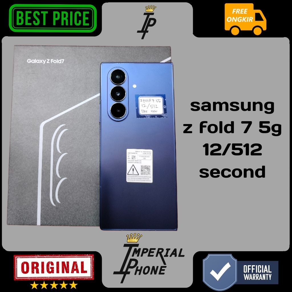 samsung galaxy z fold 7 5g 12/512 second