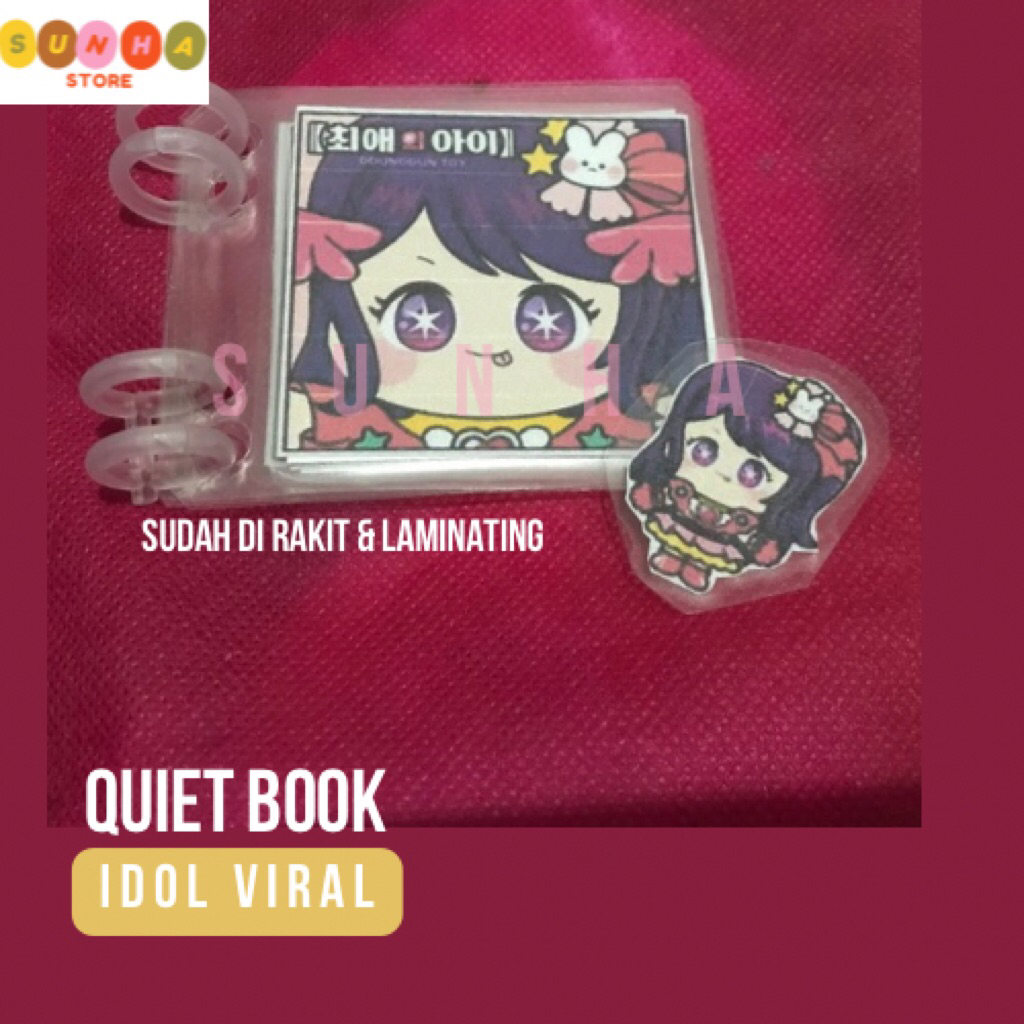 Quiet book Idol viral / PAper doll book idol viral / paper doll house idol viral