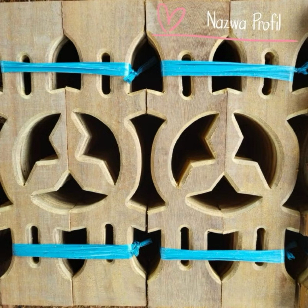 Pagar Ukir Ulin motif 40cm