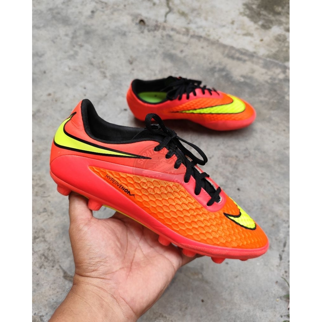 N*ke Hypervenom Phelon FG, Sepatu Bola Second, Sepatu Bola Bekas, Original.