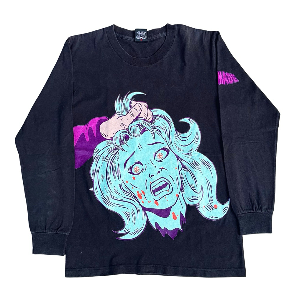 Kaos Vintage 00s Stussy Customade Diabolical