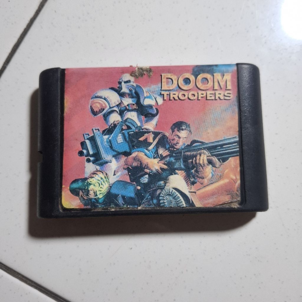 Kaset Sega Mega Drive Doom Troopers Second