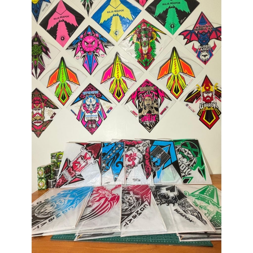 Layangan Sukhoi by WarokKite 30pcs